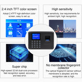 F01 Fingerprint Time Attendance Machine with 2.4 inch TFT Screen, US Plug, ACS2685EU, ACS2685UK, ACS2685US