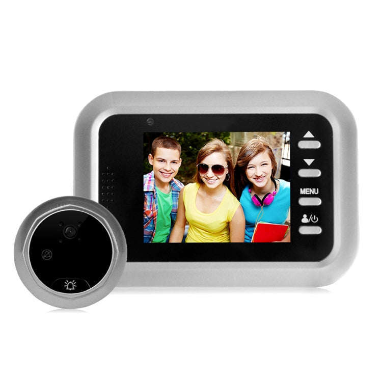 W8-S 2.4 inch Screen 2.0MP Security Camera No Disturb Peephole Viewer, Support TF Card Default Title