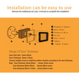 W8-S 2.4 inch Screen 2.0MP Security Camera No Disturb Peephole Viewer, Support TF Card