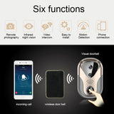 163Eye L1-NJ Smart Visual WIFI 1.3MP Network HD Intercom Doorbell , Support Micro SD Card & Night Vision, 163Eye Gold, 163Eye