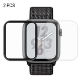 2 PCS ENKAY Hat-Prince 3D Full Screen PET + 3D Full Screen Electroplating PET Curved Heat Bending HD Screen Protector For Apple Watch Series 6 / 5 / 4 / Watch SE 44mm, For Apple Watch Series 6 / 5 / 4 / Watch SE 44mm