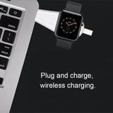 B2 Universal Portable Qi Standard Magnetic USB Wireless Charger for Apple Watch Series 4 & 3 & 2 & 1