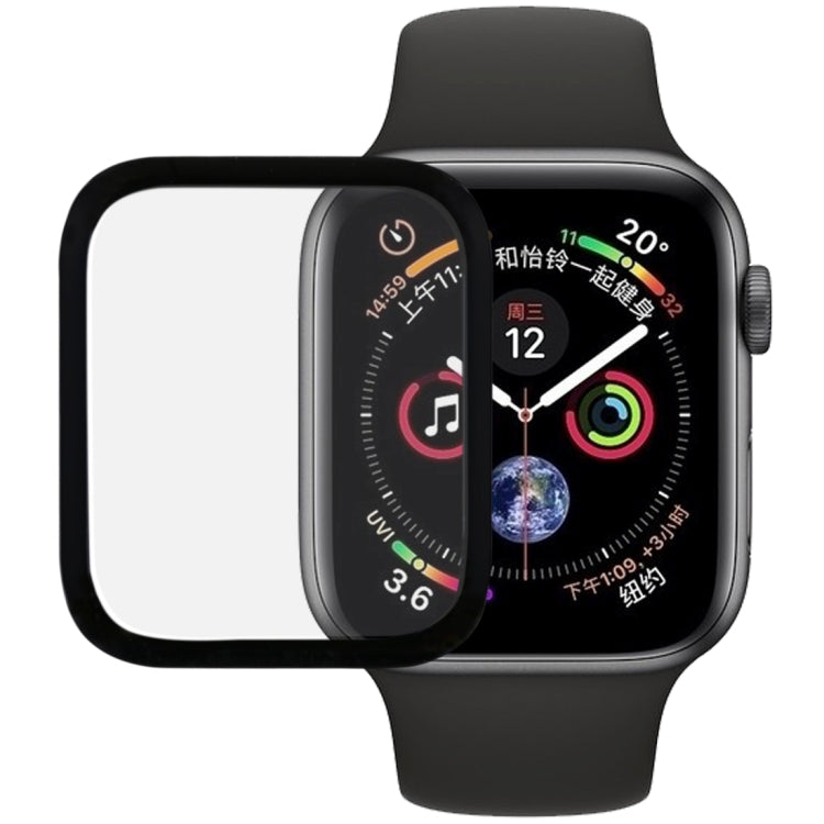 9H 3D Edge Glue Full Screen Tempered Glass Film For Apple Watch Series 6 / 5 / 4 / Watch SE 40mm, For Apple Watch Series 6 / 5 / 4 / Watch SE 40mm