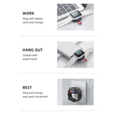 ROCK W26 Portable Magnetic Wireless Charger for Apple Watch, W26 USB Interface