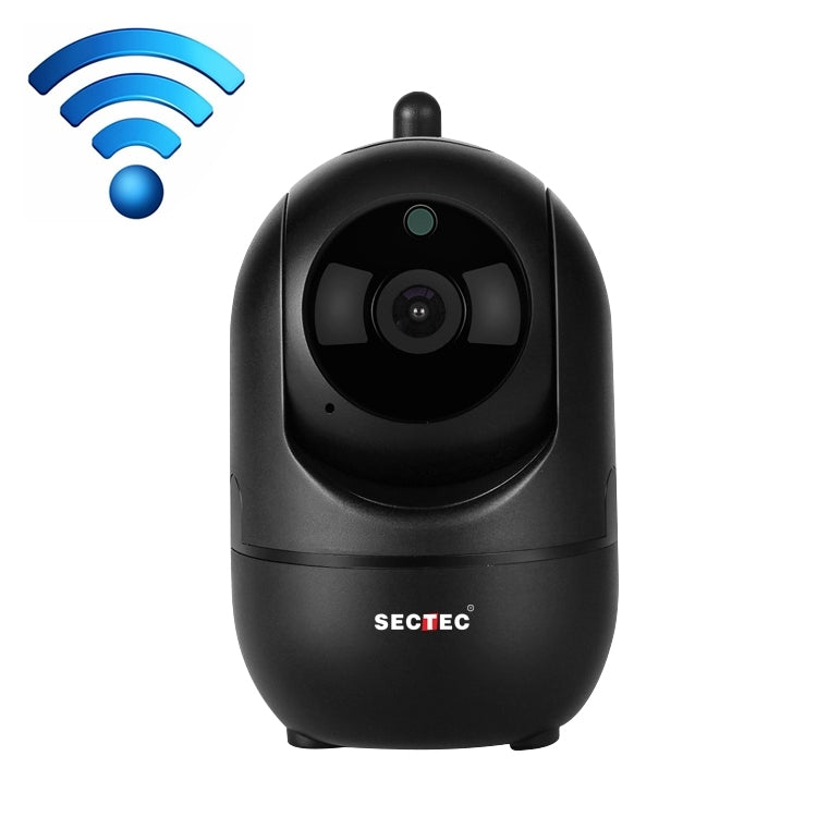 SECTEC IL-HIP291G-2M-AI Black Camera Indoor Home Wireless Wifi Intelligent Automatic Tracking HD Network Surveillance Camera, Black Black