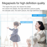 SECTEC IL-HIP291-2M-AI Intelligent Tracking Monitor Mobile Phone Remote Wireless Network Wifi Camera Cloud Storage Intelligent Shaking Head Network Camera, White