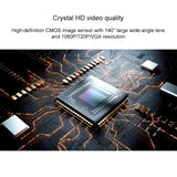 CAMSOY S8 HD 1280 x 720P 140 Degree Wide Angle Wireless WiFi Intelligent Surveillance Camera, Support Photosensitive Automatic Right Vision & Motion Detection & Loop Recording, S8