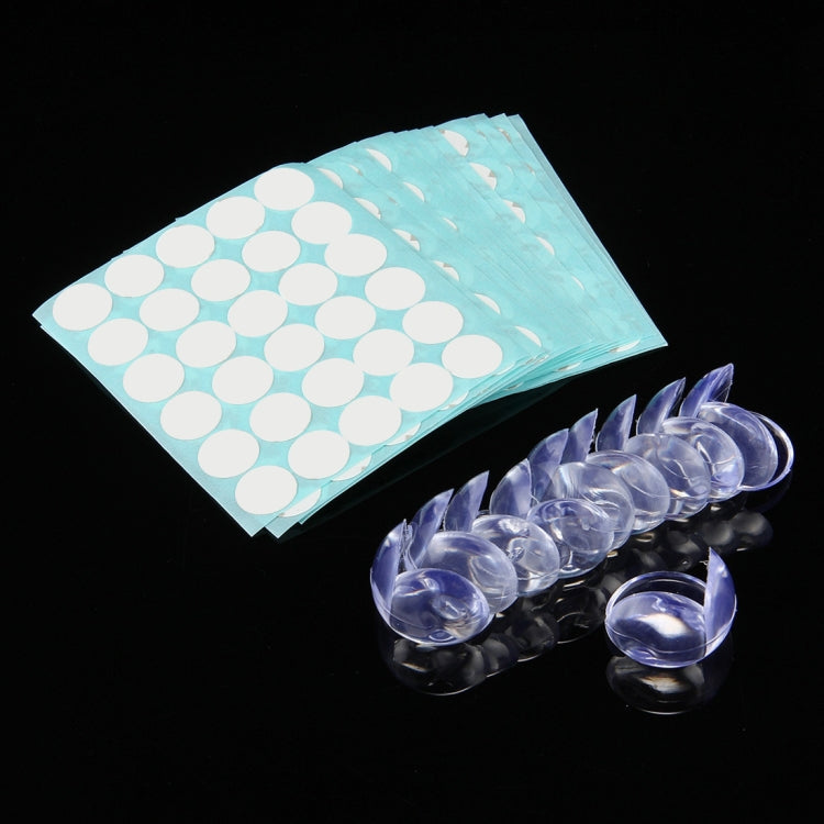 100 PCS Baby Desk Corner Safety Cover Pad Hemisphere Shape Children Table Anti-collision Protector Cushion with Double-sided Adhesive, 100 PCS Hemisphere Shape
