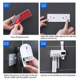 Ultraviolet Toothbrush Sterilizer Bathroom Wall-mounted Toothbrush Holder
