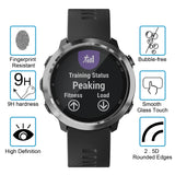 ENKAY Hat-Prince for Garmin Forerunner 645 0.2mm 9H Surface Hardness 2.15D Curved Edge Tempered Glass Screen Protector