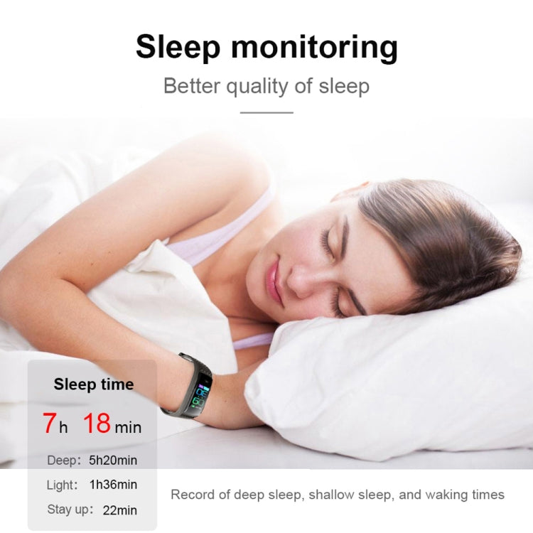 CK17S 0.96 inches IPS Screen Smart Bracelet IP67 Waterproof, Support Call Reminder / Heart Rate Monitoring / Blood Pressure Monitoring / Sleep Monitoring