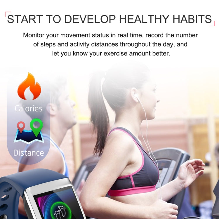 TD19 1.14 inches IPS Screen Smart Bracelet IP67 Waterproof, Support Call Reminder / Heart Rate Monitoring / Blood Pressure Monitoring / Sleep Monitoring / Remote Camera
