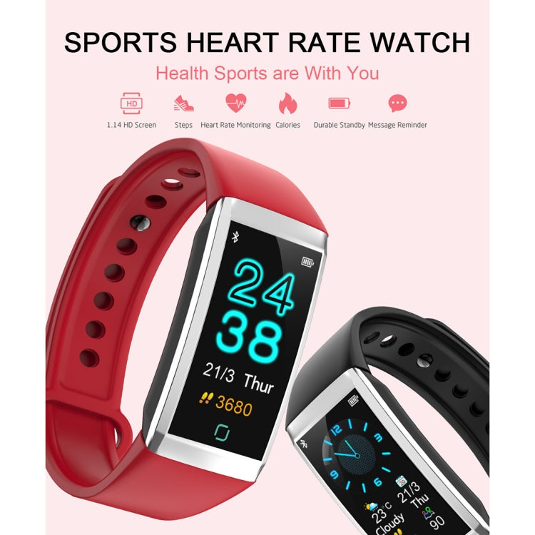 TD19 1.14 inches IPS Screen Smart Bracelet IP67 Waterproof, Support Call Reminder / Heart Rate Monitoring / Blood Pressure Monitoring / Sleep Monitoring / Remote Camera