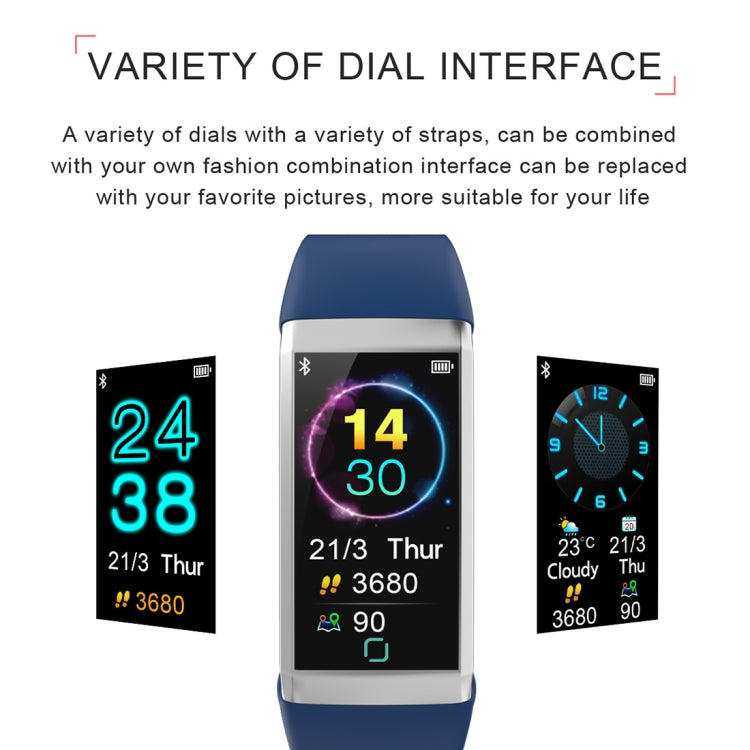TD19 1.14 inches IPS Screen Smart Bracelet IP67 Waterproof, Support Call Reminder / Heart Rate Monitoring / Blood Pressure Monitoring / Sleep Monitoring / Remote Camera