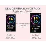 TD19 1.14 inches IPS Screen Smart Bracelet IP67 Waterproof, Support Call Reminder / Heart Rate Monitoring / Blood Pressure Monitoring / Sleep Monitoring / Remote Camera
