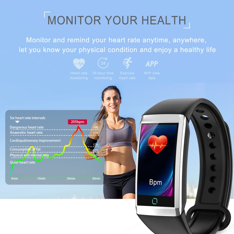 TD19 1.14 inches IPS Screen Smart Bracelet IP67 Waterproof, Support Call Reminder / Heart Rate Monitoring / Blood Pressure Monitoring / Sleep Monitoring / Remote Camera