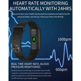 H29 1.14 inches IPS Color Screen Smart Bracelet IP67 Waterproof, Support Step Counting / Call Reminder / Heart Rate Monitoring / Sleep Monitoring