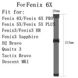 For Garmin Fenix 6X Milanese Watch Band, For Garmin Fenix 6X