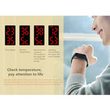 V8 Smart Temperature Monitoring Bracelet, Temperature Measurement Range: 30-45 Degrees Celsius