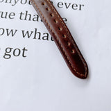 For Samsung Galaxy Watch 20mm Smart Watch Universal Double-sided Leather Small Watch Band, 20mm