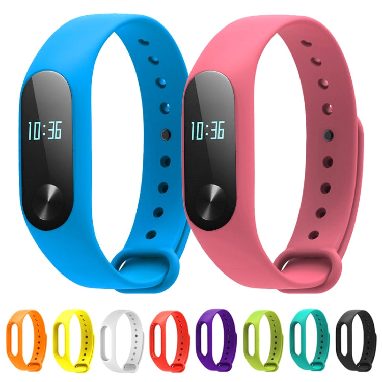 For Xiaomi Mi Band 2 (CA0600B) Colorful Wrist Bands Bracelet, Host not Included, Light Green Wristbands, Yellow Wristbands, Orange Wristbands, Pink Wristbands