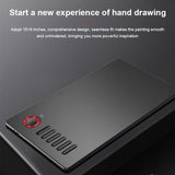 VEIKK A15PRO 10x6 inch 5080 LPI Type-C Interface Smart Touch Electronic Graphic Tablet