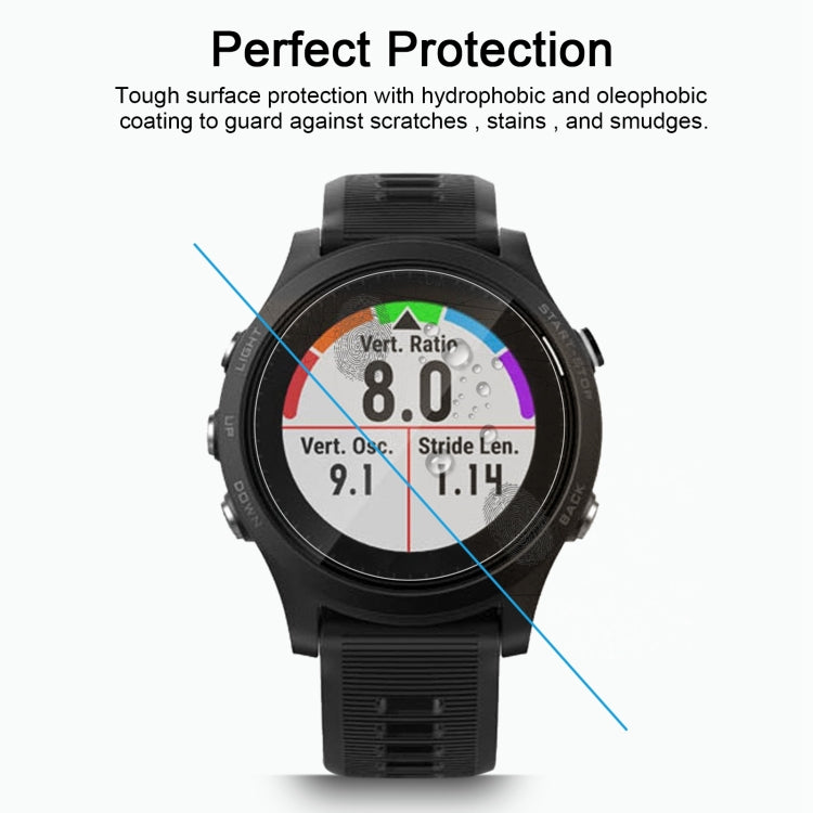 For Garmin Forerunner 635 0.26mm 2.5D 9H Tempered Glass Film Screen Protector, For Garmin Forerunner 635