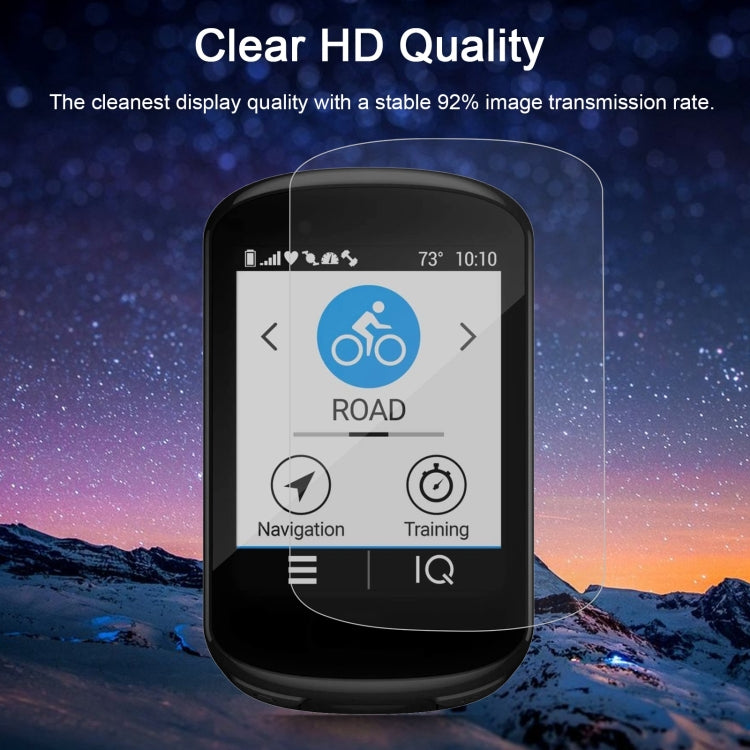 For Garmin Edge 830 0.26mm 2.5D 9H Tempered Glass Film Screen Protector, For Garmin Edge 830