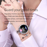 AK15 Fashion Smart Female Bracelet, 1.08 inch Color LCD Screen, IP67 Waterproof, Support Heart Rate Monitoring / Sleep Monitoring / Remote Photography