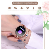 AK15 Fashion Smart Female Bracelet, 1.08 inch Color LCD Screen, IP67 Waterproof, Support Heart Rate Monitoring / Sleep Monitoring / Remote Photography