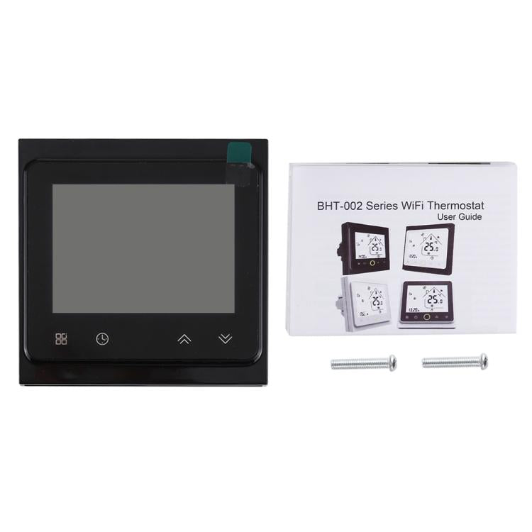 BHT-002GALW 3A Load Water Heating Type LCD Digital Heating Room Thermostat with Time Display, WiFi Control, BHT-002GBLW 3A (Black) Water Heating Type, BHT-002GBLW 3A (White) Water Heating Type