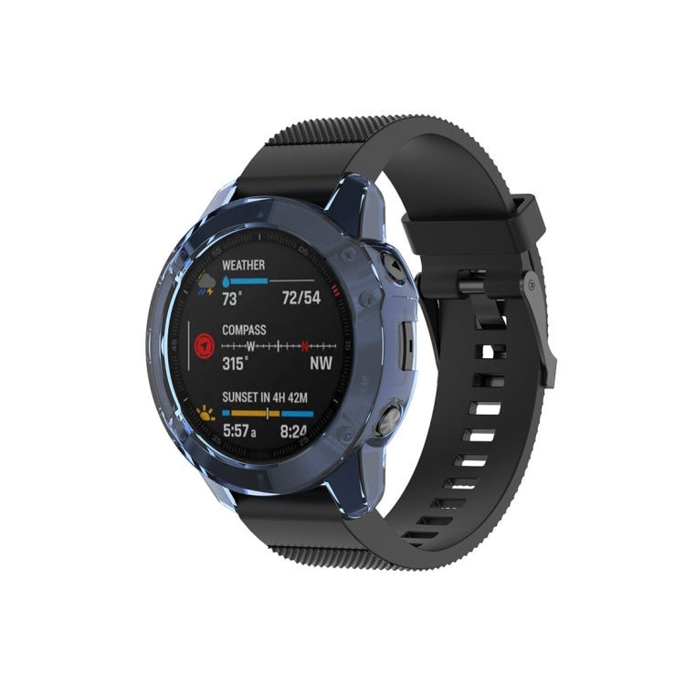 For Garmin Fenix 6 TPU Half Coverage Smart Watch Protevtice Case, For Garmin Fenix 6