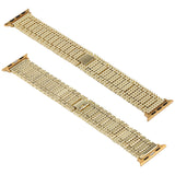 For Apple Watch Series 7 41mm / 6 & SE & 5 & 4 40mm / 3 & 2 & 1 38mm Nine Beads Stainless Steel Wrist Strap Watch Band, For Apple Watch Series 7 41mm / 6 & SE & 5 & 4 40mm / 3 & 2 & 1 38mm