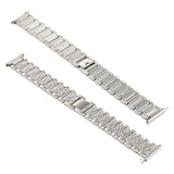For Fitbit Versa Diamond-studded Stainless Steel Watch Band