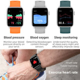SE02 Bluetooth Smart Sports Watch, Support Heart Rate / Blood Pressure / Blood Oxygen Monitoring & Sleep Monitoring & Sedentary Reminder