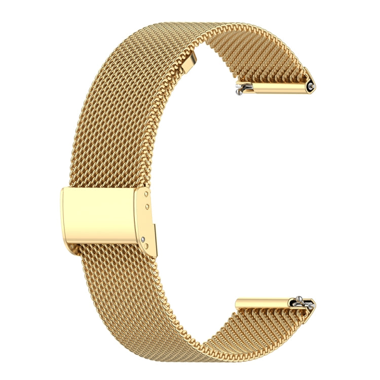 18mm Metal Mesh Wrist Strap Watch Band for Fossil Female Sport / Charter HR / Gen 4 Q Venture HR