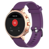 18mm Texture Silicone Wrist Strap Watch Band for Fossil Female Sport / Charter HR / Gen 4 Q Venture HR