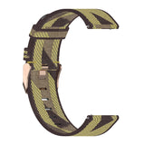 22mm Stripe Weave Nylon Wrist Strap Watch Band for Huawei GT / GT2 46mm, Honor Magic Watch 2 46mm / Magic