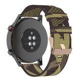22mm Stripe Weave Nylon Wrist Strap Watch Band for Huawei GT / GT2 46mm, Honor Magic Watch 2 46mm / Magic
