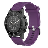 22mm Texture Silicone Wrist Strap Watch Band for Fossil Hybrid Smartwatch HR, Male Gen 4 Explorist HR, Male Sport
