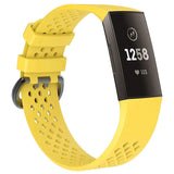 Square Hole Adjustable Sport Watch Band for FITBIT Charge 3