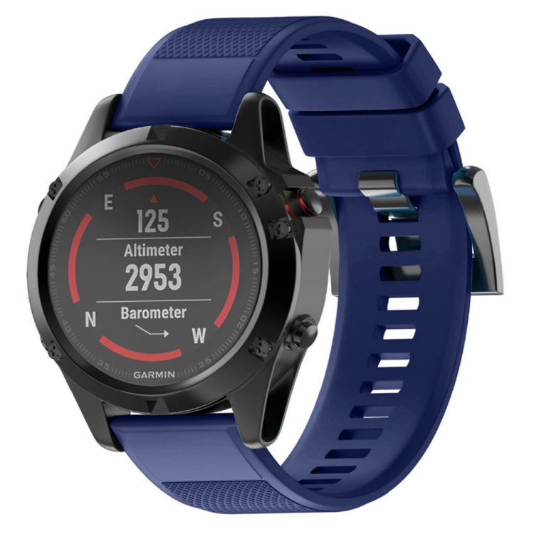 Quick Removable Silicone Watch Band for Fenix 5 22mm