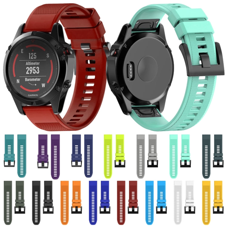 Quick Removable Silicone Watch Band for Fenix 5 22mm