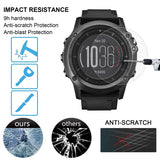 2 PCS ENKAY Hat-Prince for Garmin Fenix 3 HR Smart Watch 0.2mm 9H Surface Hardness 2.15D Explosion-proof Tempered Glass Screen Film