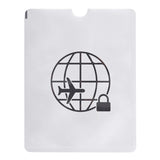 100pcs Aluminum Foil Anti Theft RFID Blocking Sleeve Passport Passbook Protector, Size: 13.5*10.5cm, Airplane Pattern 100pcs