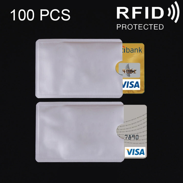 100 PCS Aluminum Foil Card Protective Cover Case RFID Blocking Safety Shield Identity Sleeves Cards Bag, Size: 9.1*6.3cm, CCB1077A, CCB1077B, CCB1077C CCB1077C