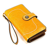 3555 Large Capacity Long Multi-function Anti-magnetic RFID Wallet Clutch for Ladies with Card Slots