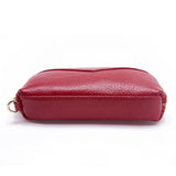 2-Folding Square Genuine Leather Handbag