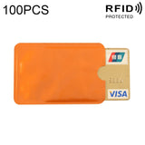 100pcs Aluminum Foil RFID Blocking Credit Card ID Bank Card Case Card Holder Cover, Size: 9 x 6.3cm