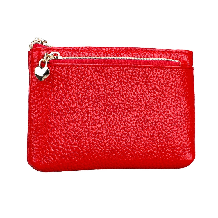 2013 Antimagnetic RFID Multifunctional Litchi Texture Women Large Capacity Hand Wallet with Card Slots Red